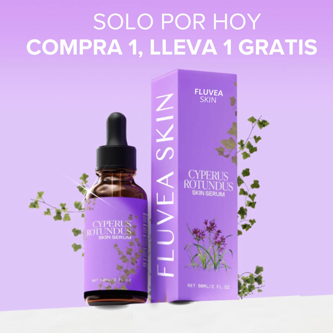 FluvéaSkin® | Vello más fino y menos visible con Raiz de Cyperus Rotundus