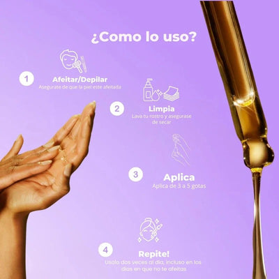 FluvéaSkin® - Vello más fino y menos visible con Raiz de Cyperus Rotundus